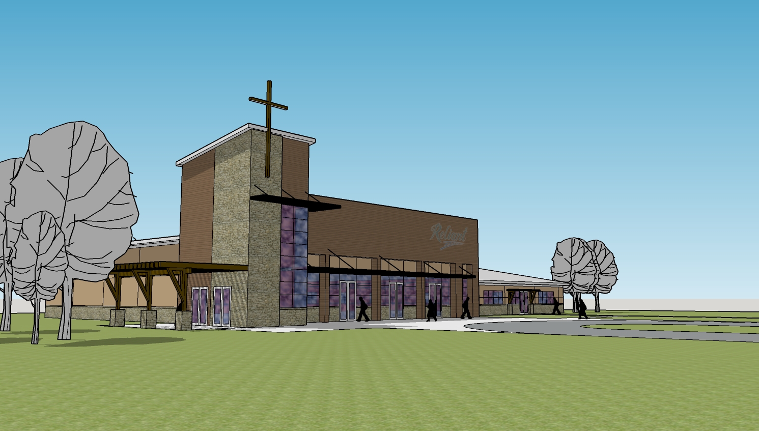 Reliant Church , church project, church architect